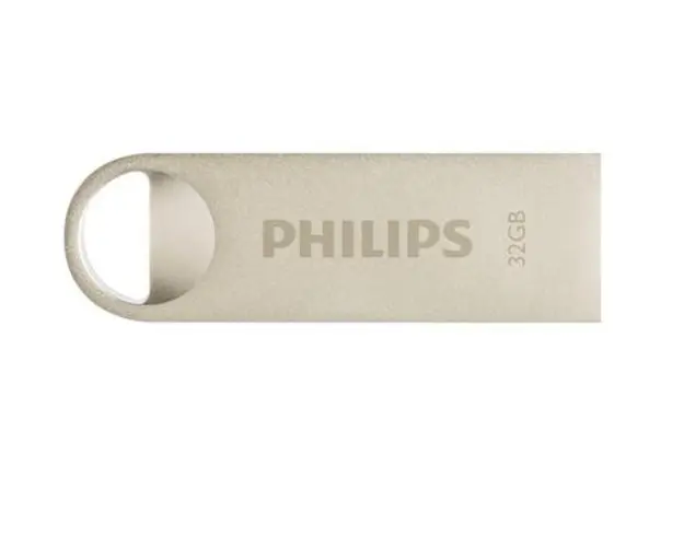 Stick USB Philips Moon Edition 2.0, 32GB, USB 2.0 (Argintiu)
