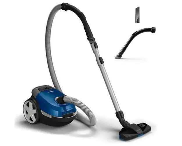 Aspirator cu sac Philips Seria 3000 XD3110/09, 3 L, 650 W (Albastru/Negru)