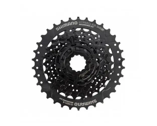 Pinioane casetate Shimano Altus CS-HG31 11-34T, 8 viteze, Negru