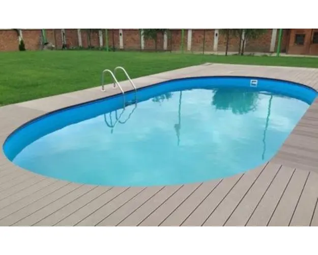Kit piscina otel ovala Hobby Pool, Otel galvanizat, Liner, 800 x 416 x 150 cm