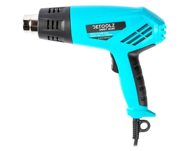 Pistol aer cald Detoolz DZ-SE145-S001-G02, 2000 W, 2 trepte, 600ᵒC