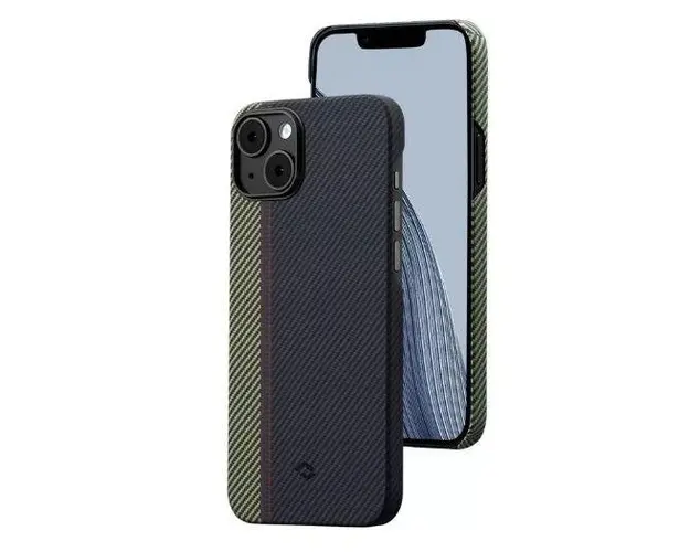 Husa Pitaka MagEZ 3 pentru iPhone 14 (Multicolor)