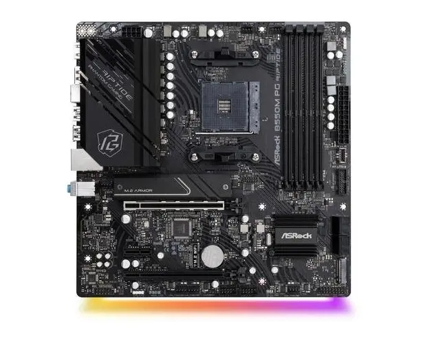 Placa de baza ASRock B550M PG Riptide, Socket AM4, AMD B550, DDR4, mATX 