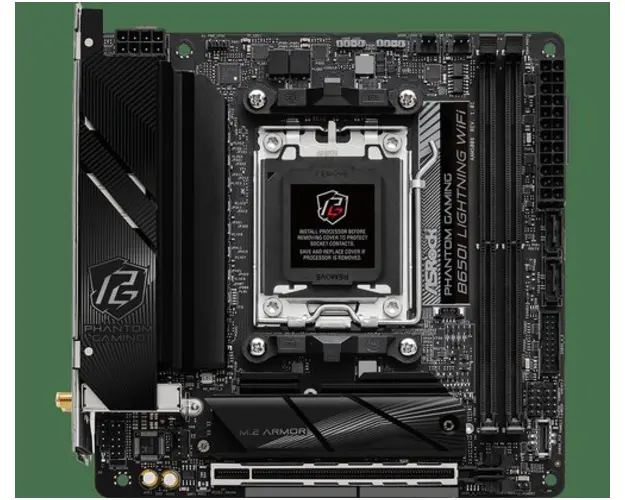Placa de baza ASRock B650I LIGHTNING WIFI, DDR5, AM5, AMD B650, mITX 