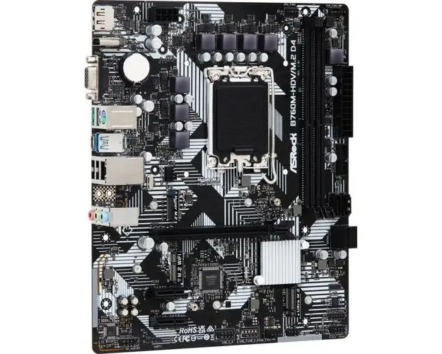 Placa de baza ASRock B760M-HDV/M.2 D4, Intel B760, LGA 1700, mATX