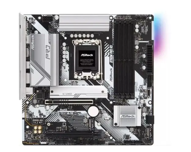 Placa de baza ASRock B760M Pro RS, DDR5, Intel B760, LGA 1700, mATX 