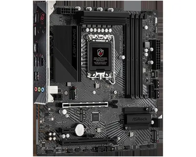Placa de baza ASRock Z790M PG LIGHTNING DDR4, Intel Z790, LGA 1700, mATX