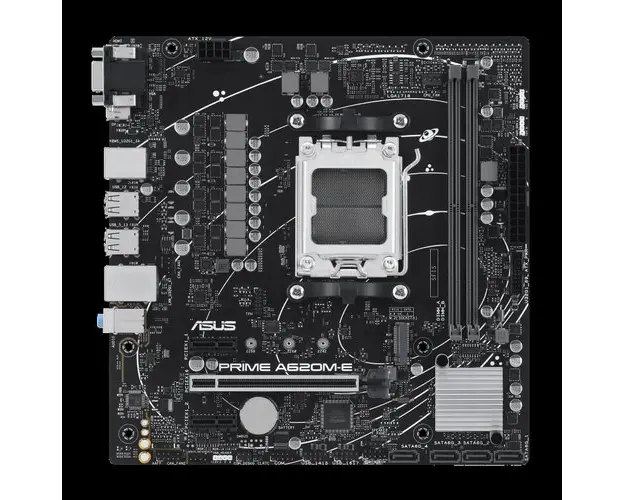 Placa de baza ASUS PRIME A620M-E, AM5, mATX, DDR5, AMD A620