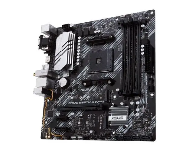 Placa de baza ASUS PRIME B550M-A WI-FI II, AMD B550, AM4, mATX 