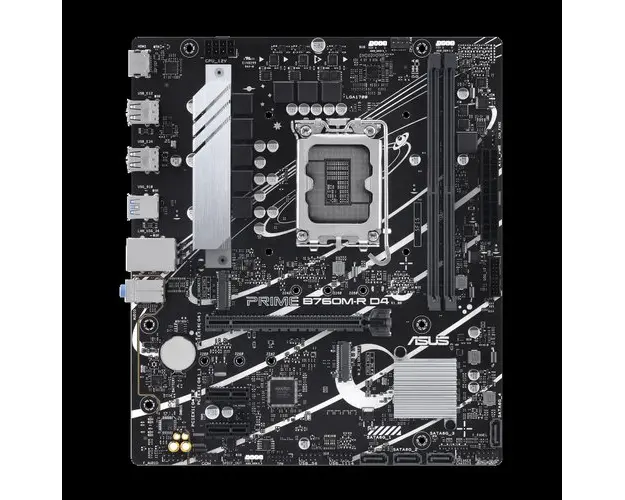Placa de baza ASUS PRIME B760M-R DDR4, Intel B760, LGA 1700, mATX