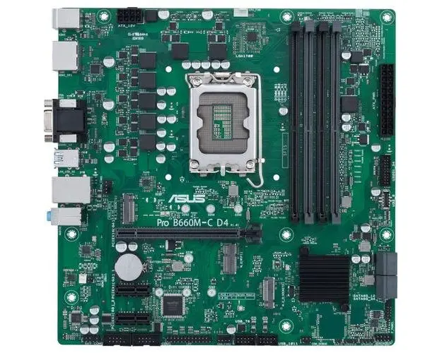 Placa de baza ASUS PRO B660M-C D4-CSM, Intel B660, LGA 1700, mATX