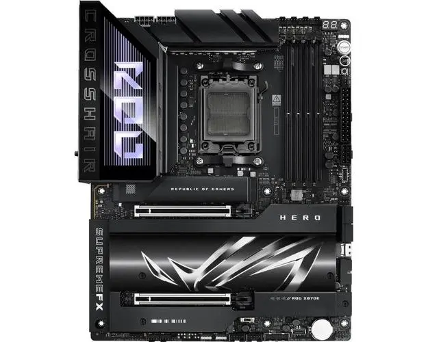 Placa de baza ASUS ROG CROSSHAIR X870E HERO, AMD X870E, AM5, ATX, DDR5