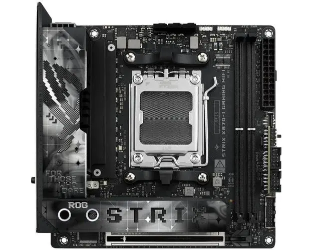 Placa de baza ASUS ROG STRIX X870-I GAMING WIFI, AMD X870, AM5, mITX, DDR5