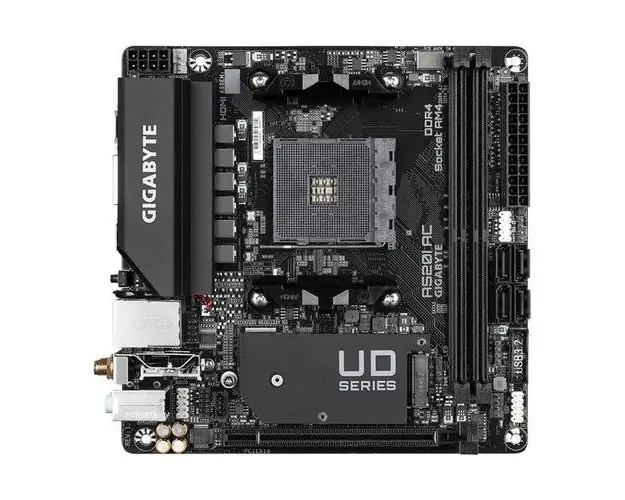 Placa de baza GIGABYTE A520I AC, AMD A520, AM4, mITX