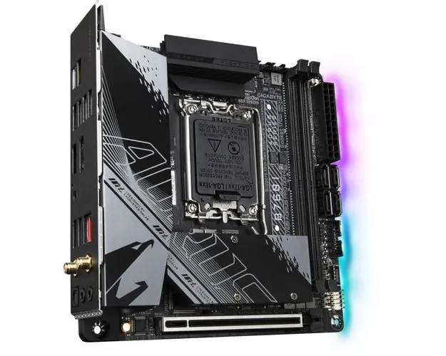 Placa de baza GIGABYTE B760I AORUS PRO DDR4, Intel B760, LGA 1700, mITX