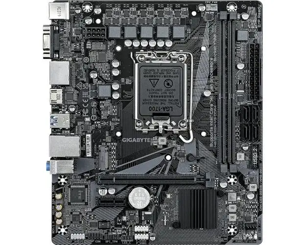 Placa de baza GIGABYTE H610M S2H V3 DDR4, Intel H610, LGA 1700, mATX