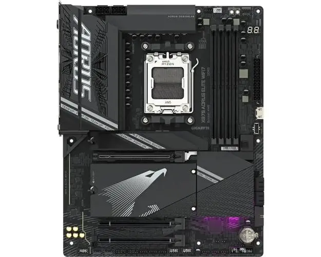 Placa de baza GIGABYTE X870 AORUS ELITE WIFI7, AMD X870, AM5, ATX, DDR5