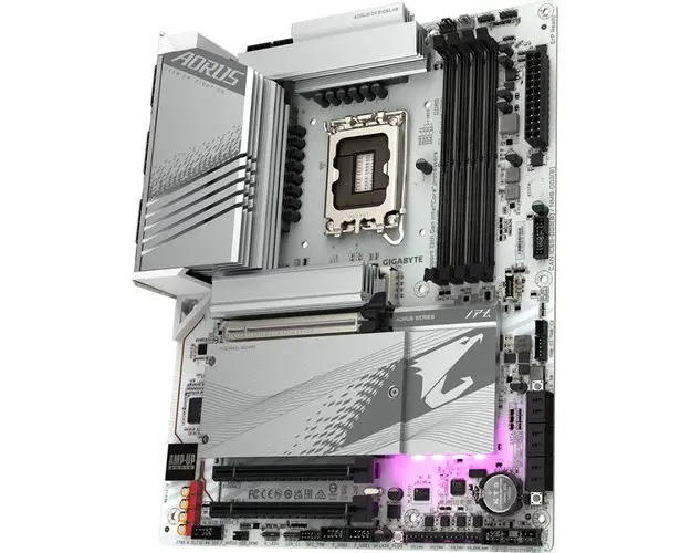 Placa de baza GIGABYTE Z790 AORUS ELITE AX ICE DDR5, Intel Z790, LGA 1700, ATX