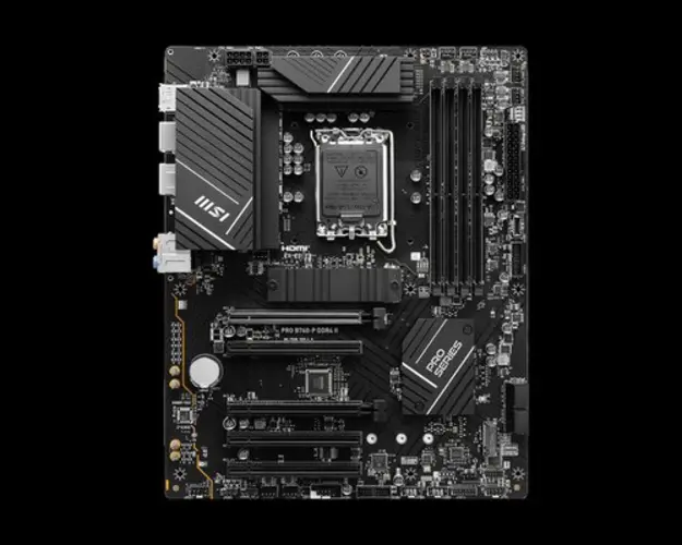 Placa de baza MSI PRO B760-P DDR4 II, Intel B760, LGA 1700, ATX