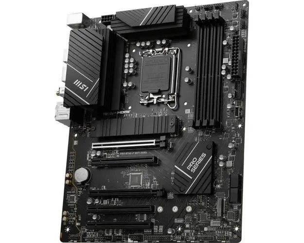 Placa de baza MSI PRO B760-P WIFI DDR4, Intel B760, LGA 1700, ATX