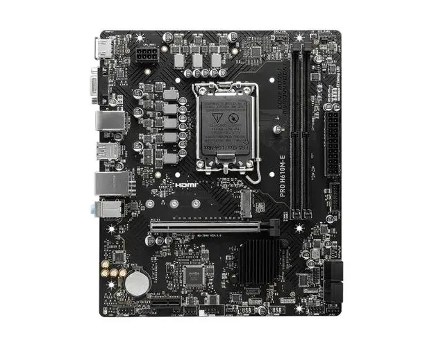 Placa de baza MSI PRO H610M-E DDR5, Intel H610, LGA 1700, mATX