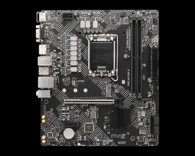 Placa de baza MSI PRO H610M-G DDR5, Intel H610, LGA 1700, mATX