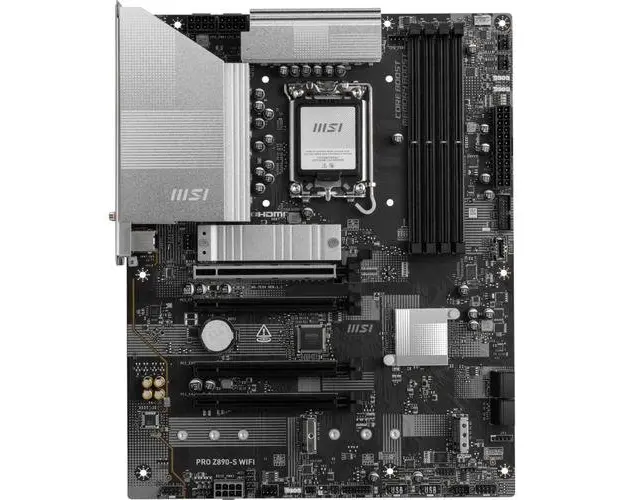Placa de baza MSI PRO Z890-S WIFI, DDR5, ATX, LGA 1851, Intel Z890