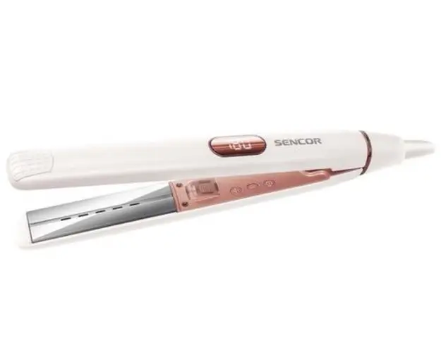 Placa de indreptat parul Sencor SHI4400GD, 14 Trepte de temperatura, 100-230 C, 45 W (Alb)