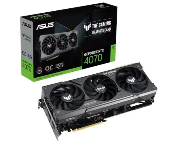 Placa video ASUS GeForce RTX 4070 TUF GAMING OC 12GB GDDR6X 192-bit