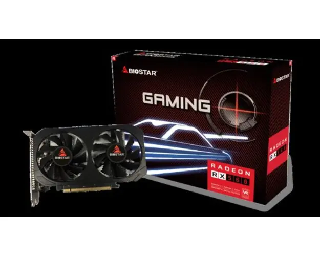 Placa video Biostar Radeon RX 560 Gaming, 4GB, DDR5, 128 bit