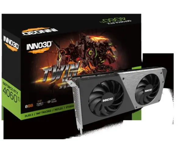 Placa video INNO3D GeForce RTX 4060 Ti TWIN X2 8GB GDDR6 128-bit