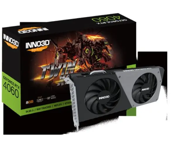 Placa video INNO3D GeForce RTX 4060 TWIN X2 8GB GDDR6 128-bit