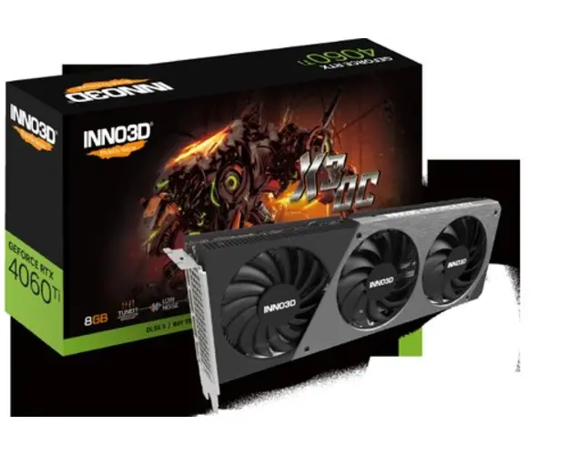 Placa video INNO3D GeForce RTX 4060 Ti ICHILL X3 OC 8GB GDDR6 128-bit