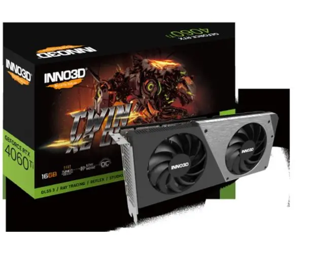 Placa video INNO3D GeForce RTX 4060 Ti TWIN X2 OC 16GB GDDR6 128-bit
