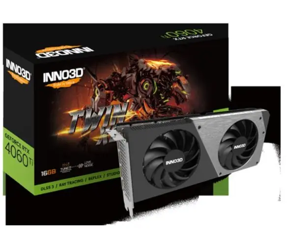 Placa video INNO3D GeForce RTX 4060 Ti TWIN X2 16GB GDDR6 128-bit