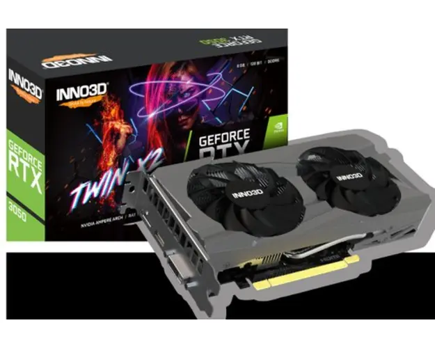 Placa video INNO3D GeForce RTX 3050 TWIN X2 8GB GDDR6 128-bit