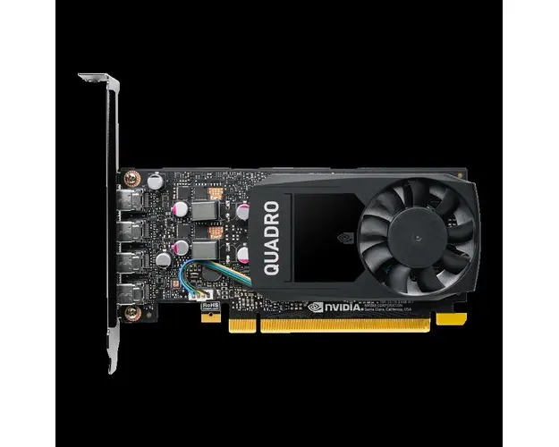 Placa video PNY NVIDIA Quadro P1000 V2, 4GB, GDDR5, 128-bit, Low-profile