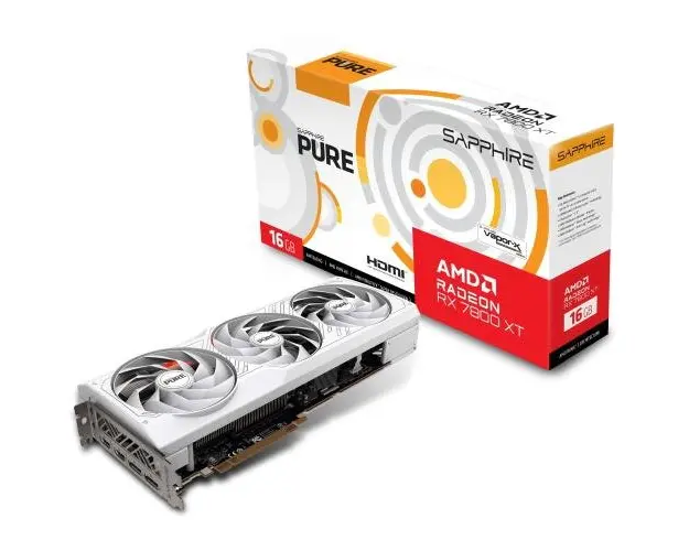 Placa video Sapphire Pure Radeon RX 7800 XT Gaming 16GB GDDR6 256-bit 