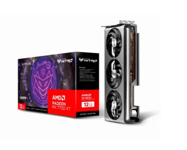Placa video Sapphire Radeon RX 7700 XT NITRO+ GAMING 12GB GDDR6 192-bit