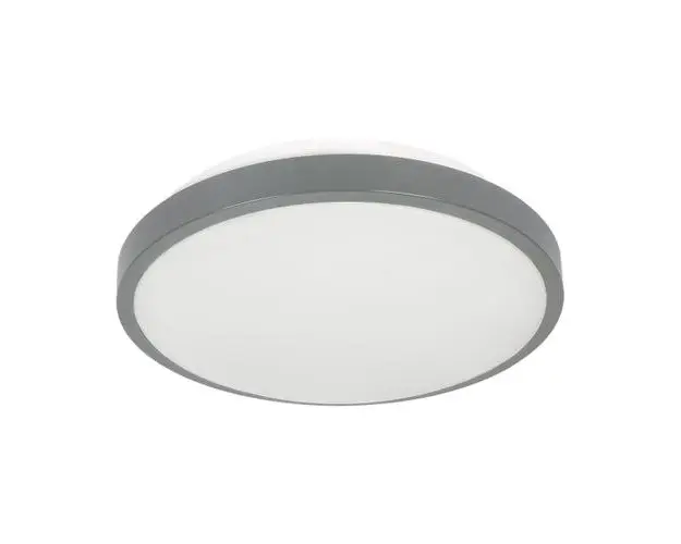 Plafoniera VIRONE SELENE CL/2XE27-10MV/G, 2xE27, max. 2x60W, senzor de miscare, IP54, IK07, metal/plastic, Gri