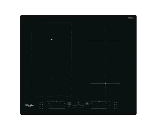 Plita Vitroceramica cu inductie WHIRLPOOL WLB3360NE, 6th Sense, Touch control, 4 functii Keep Warm, Boiling, Toping, Simmering, Zona FlexiCook, Negru