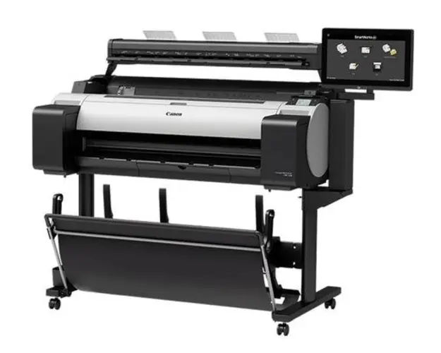 Plotter cerneala Canon 36' IMAGEPROGRAF TM-300 Z36, A0, Retea, Wi-Fi, USB + Cartuse PFI120 BK/C/M/Y + Toner PFI-320MBK