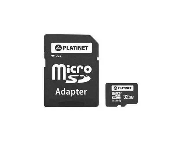 Card de memorie Platinet PLYMSD32GPL10, microSD, 32 Gb, Clasa 10