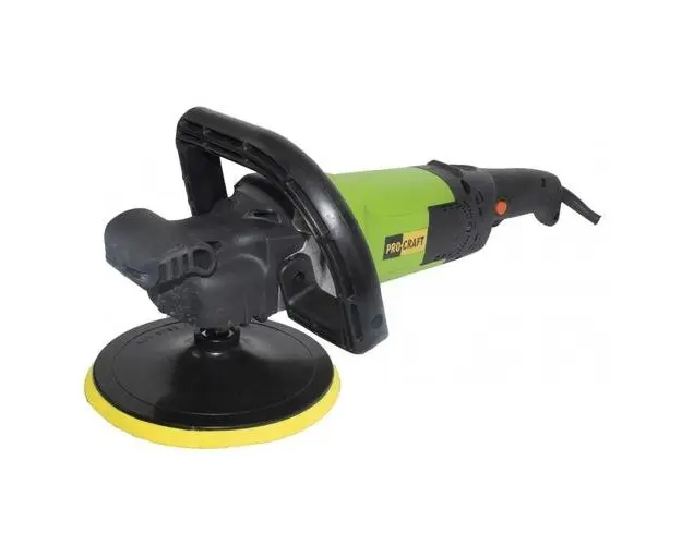Masina de polisat ProCraft PM2100, 2100 W, 3000 rpm (Negru/Verde)