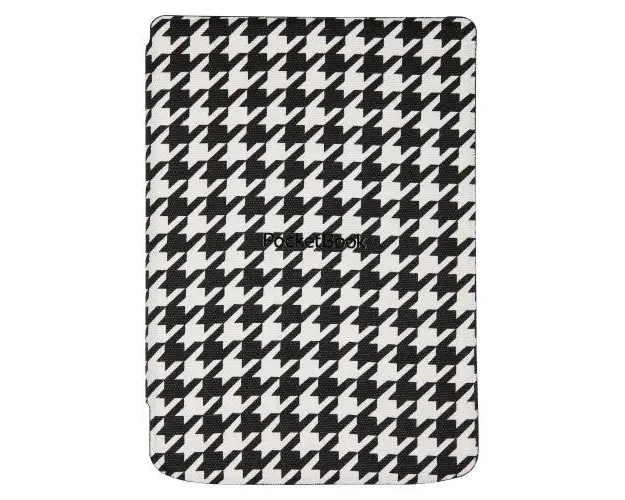 Husa protectie Pocketbook Shell Cover pentru Verse/Verse Pro, Rhombus Print (Alb/Negru)