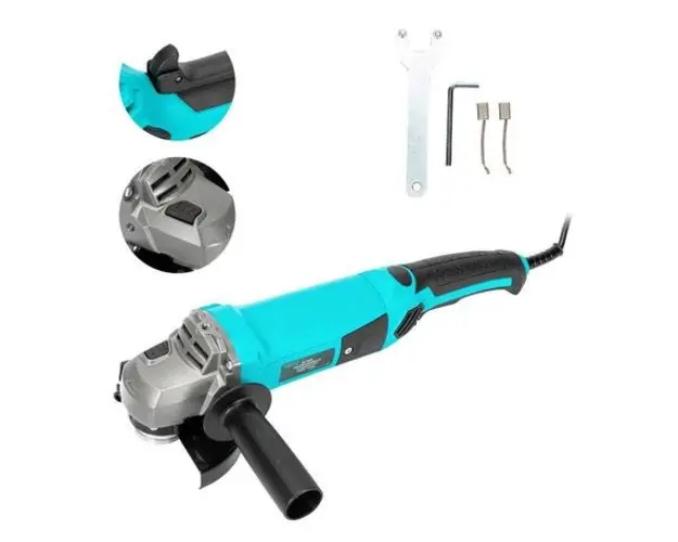 Polizor unghiular Detoolz DZ-SE114, 1200 W, 125 mm (Negru/Albastru)