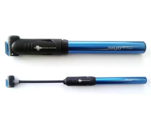 Pompa Manuala Giyo Gp-87E, Aluminiu, 100PSI (Albastru/Negru)