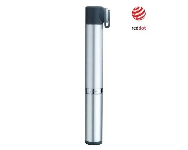 Pompa Mini Road Topeak Micro Rocket Al Tmr-Al, Argintiu