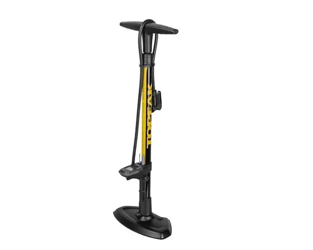 Pompa Podea Topeak JoeBlow Sport Digital TJB-S6-DG, 160 psi / 11 bar, otel (Negru/Galben)