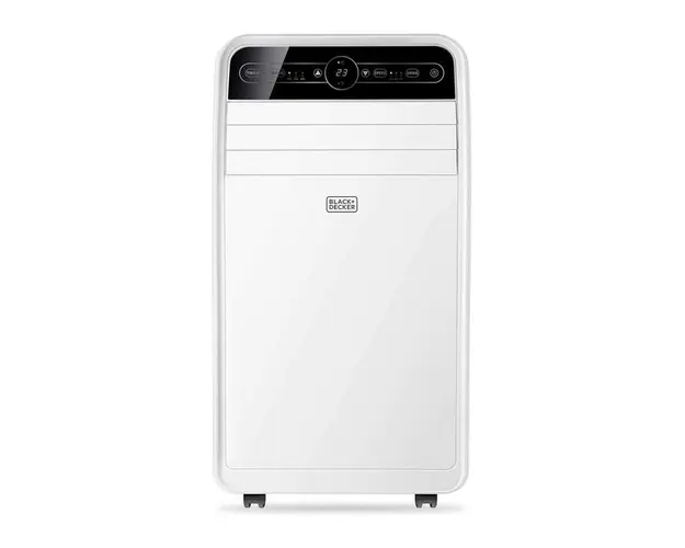 Aparat de aer conditionat portabil Black&Decker BXAC9001E, 9000 BTU, Clasa A, Dezumidificare, Temporizator, 25 mp, Telecomanda (Alb)